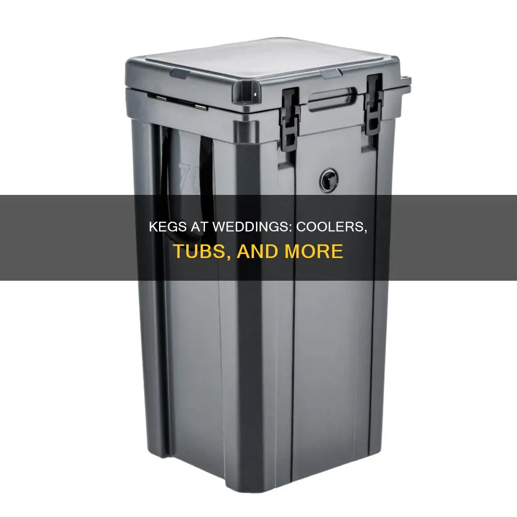 what to put a keg in for a wedding