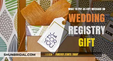 Perfect Wedding Registry Gift Messages: Thoughtful Words for the Happy Couple
