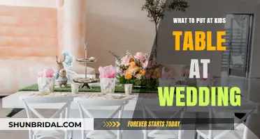 Creative Ideas for the Kid's Table at Your Wedding