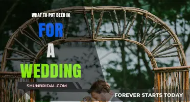 Wedding Beer: Choosing the Right Containers