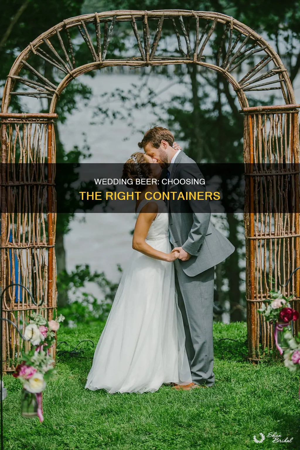 what to put beer in for a wedding