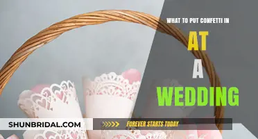 Confetti Conundrum: Creative Containers for Wedding Celebrations