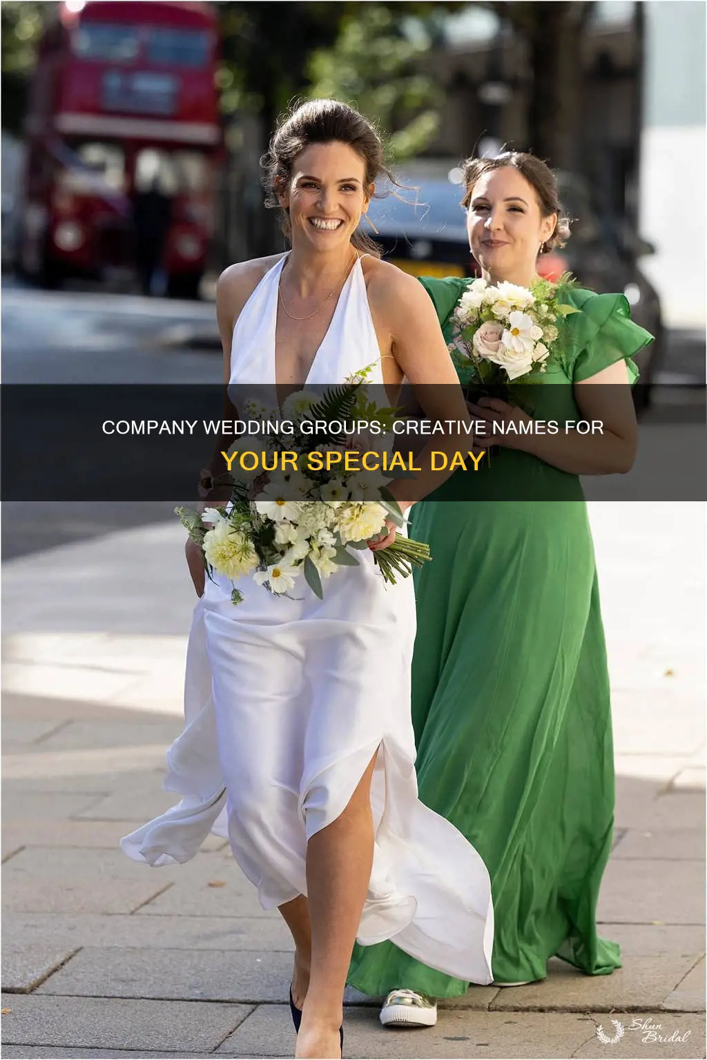 what to put for company group name for wedding
