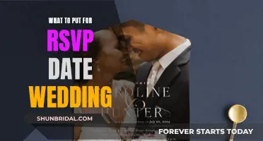 RSVP Dates: Setting the Tone for Your Wedding