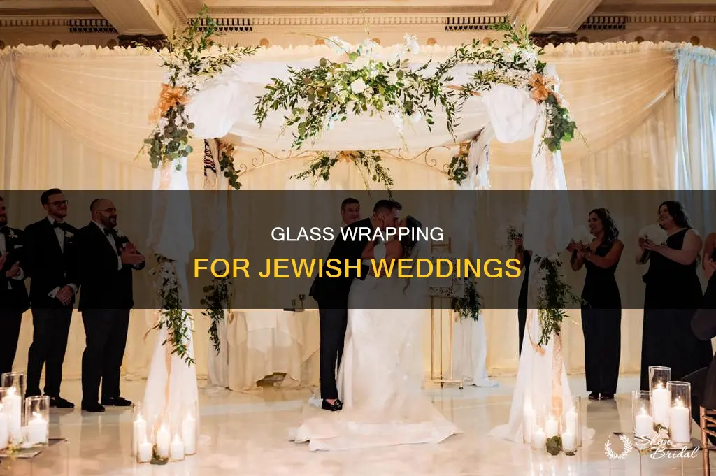 what to put glass in for jewish wedding