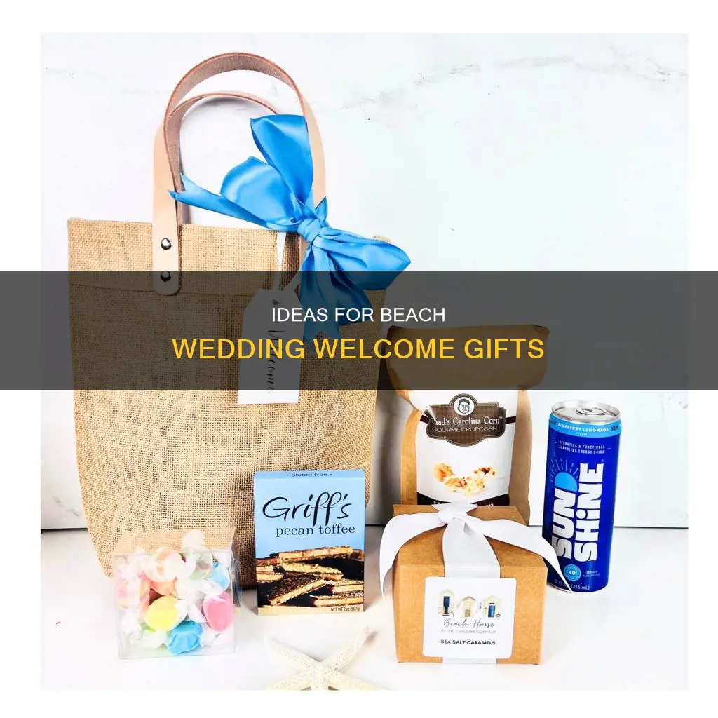 what to put in a beach wedding welcome bag