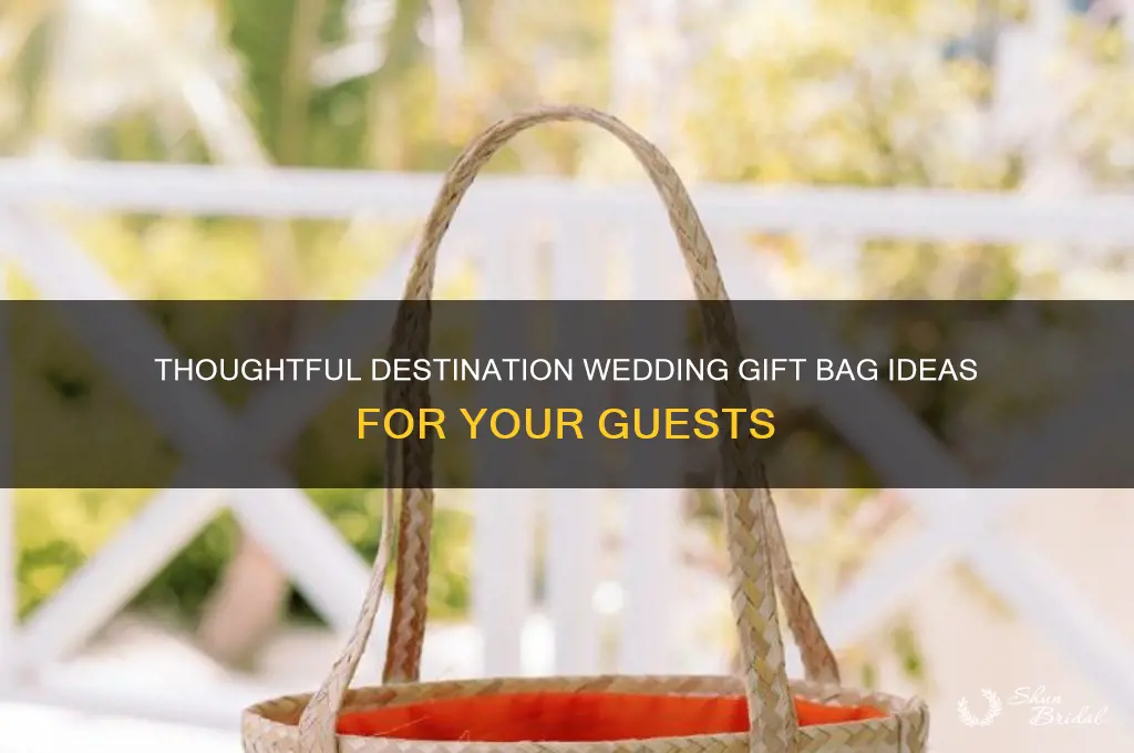 what to put in a destination wedding gift bag