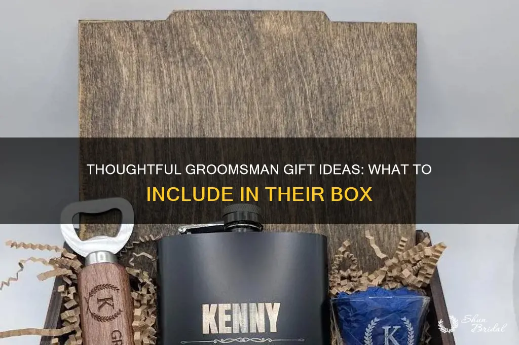 what to put in a groomsman box
