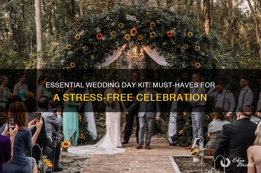 what to put in a kit for a wedding day
