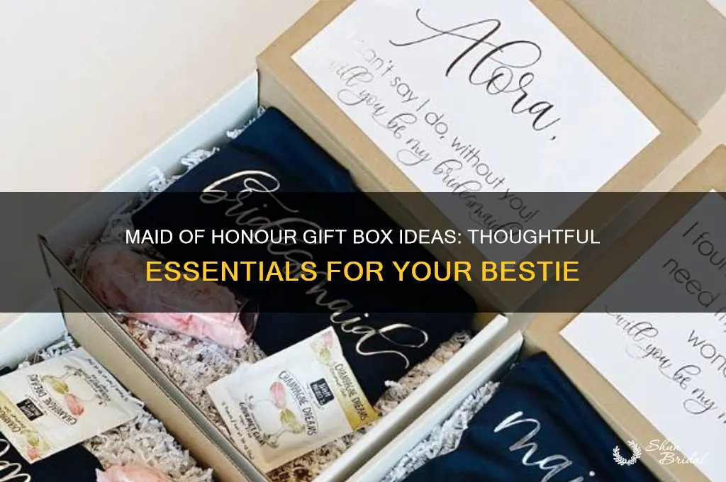what to put in a maid of honour box