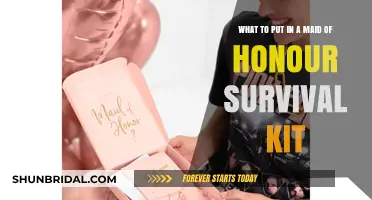 Maid of Honour Survival Kit Essentials: Thoughtful Items for a Stress-Free Wedding