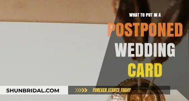 Thoughtful Messages for Postponed Wedding Cards: Expressing Love and Support