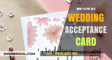 Crafting the Perfect Wedding Acceptance Card: Tips and Ideas