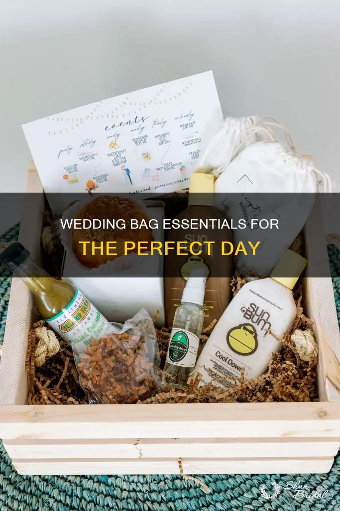 what to put in a wedding bag