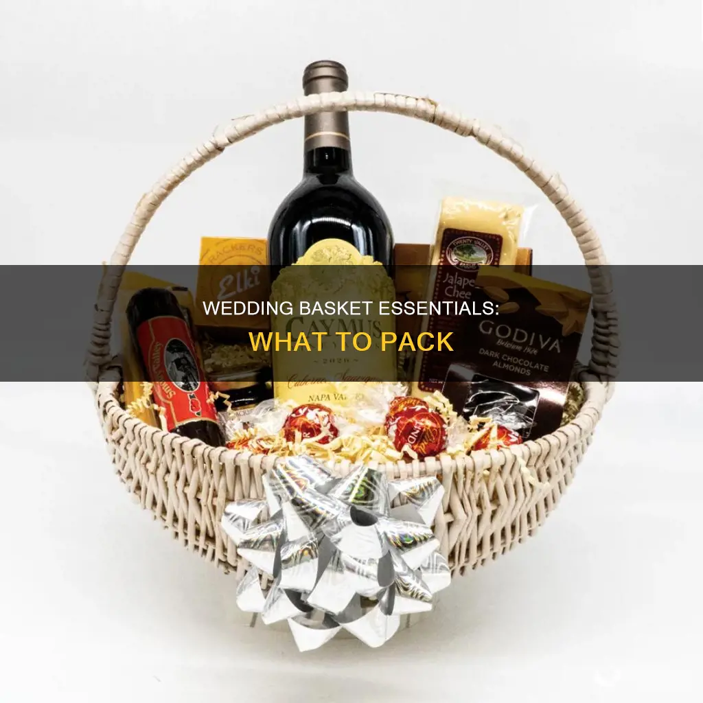 what to put in a wedding basket