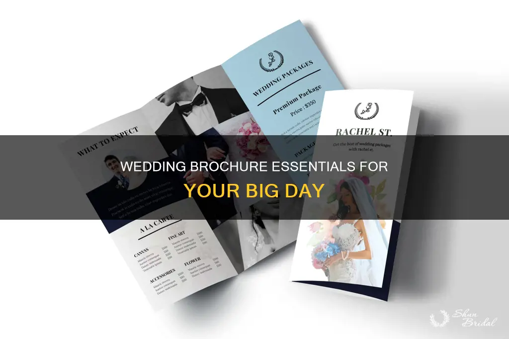 what to put in a wedding brochure