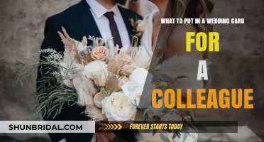 Thoughtful Wedding Card Messages for Your Colleague's Special Day