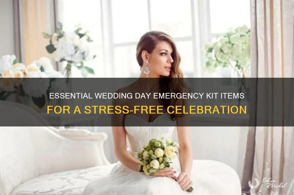what to put in a wedding day emergency kit