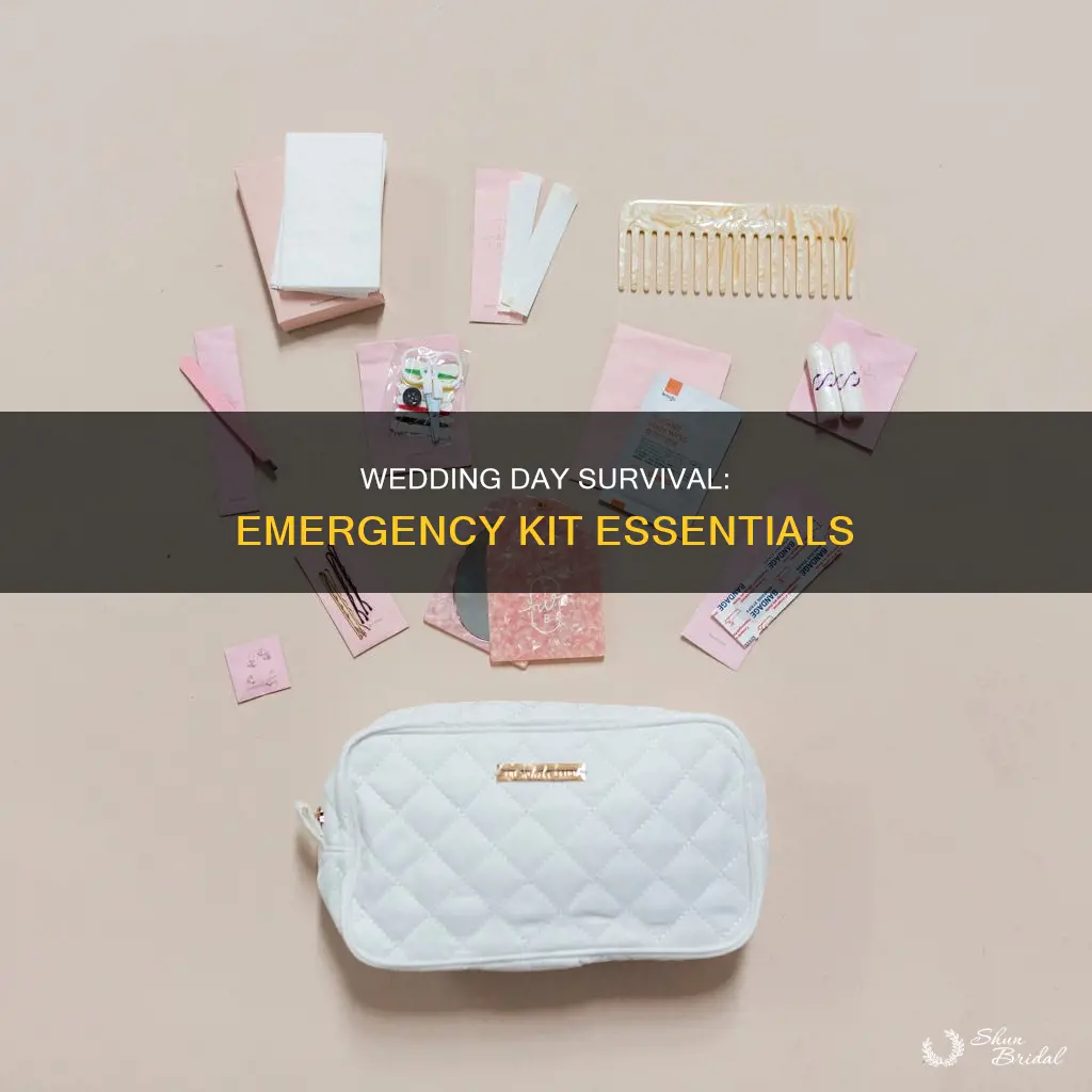 what to put in a wedding emergency kit