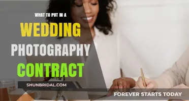 Essential Elements of a Wedding Photography Contract