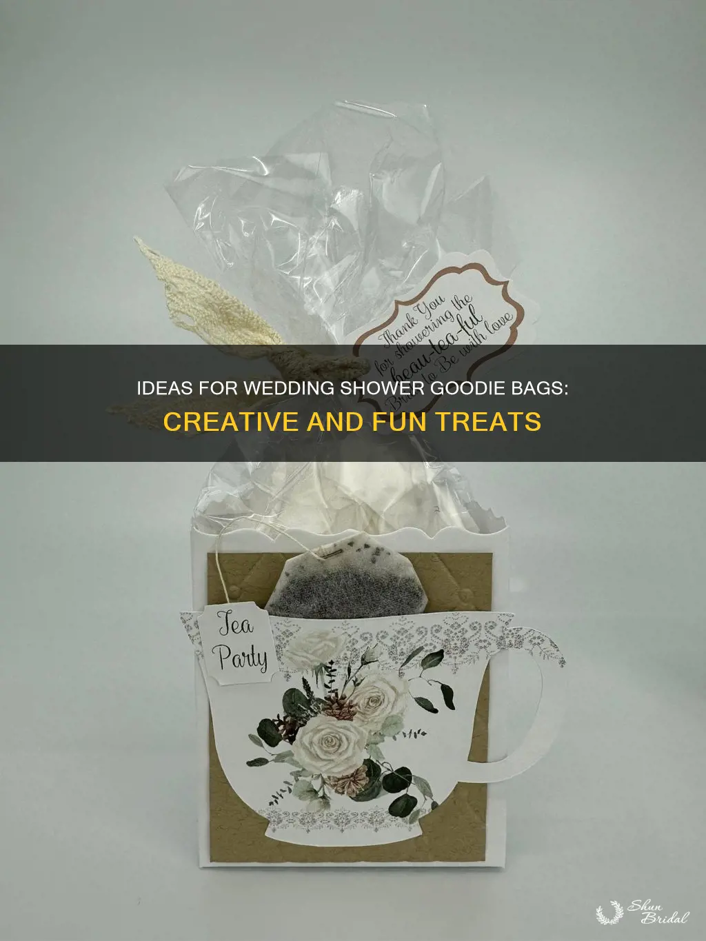 what to put in a wedding shower goodie bag