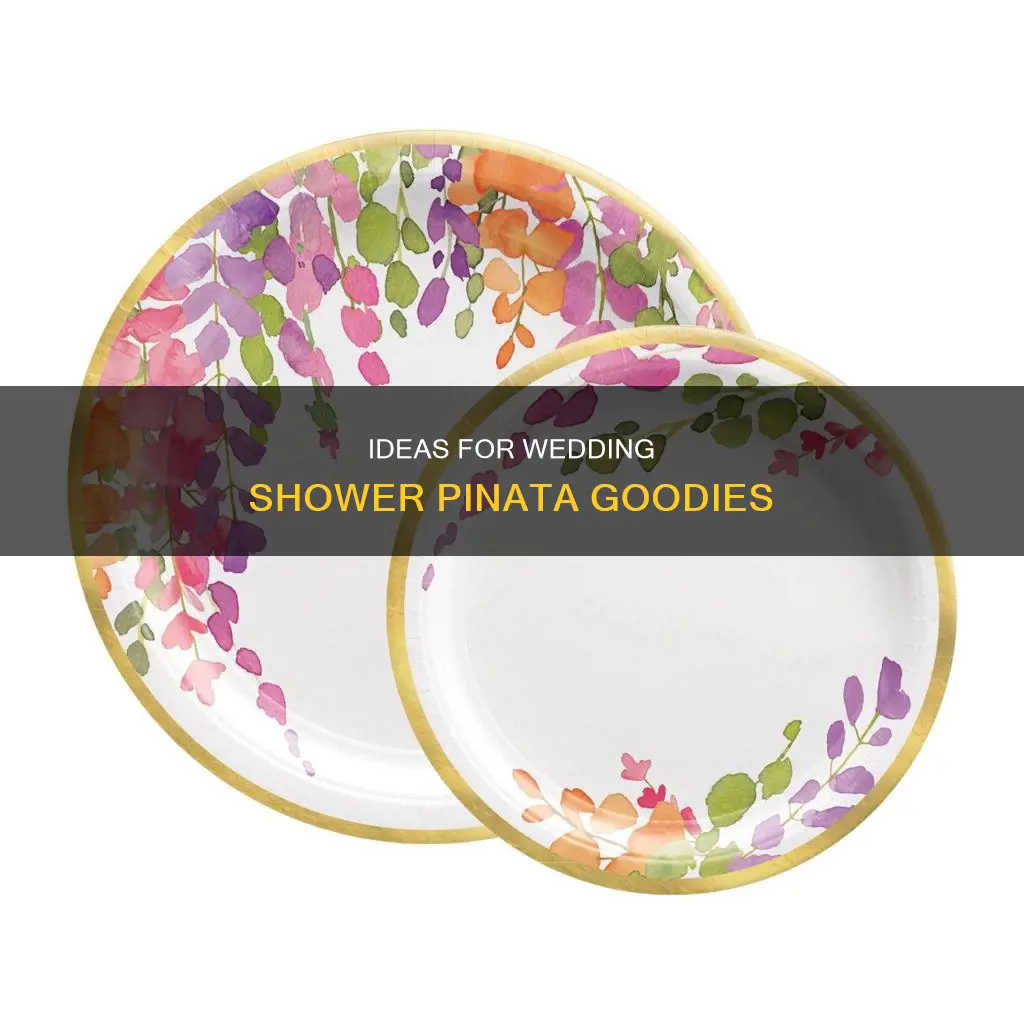 what to put in a wedding shower pinata