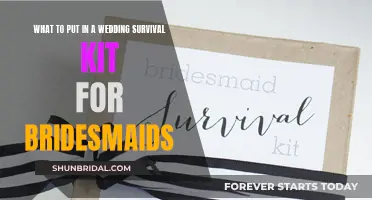 Bridesmaids' Wedding Survival Kit: Essentials for the Big Day