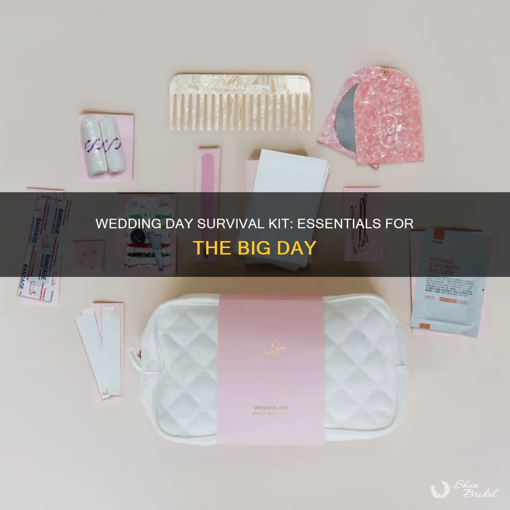 what to put in a wedding survival kit