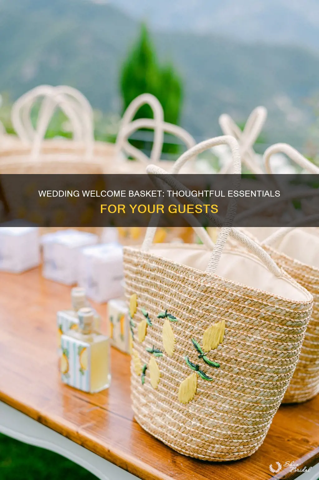 what to put in a wedding welcome basket