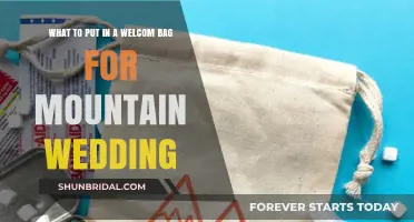 Mountain Wedding Welcome Bags: What to Pack?