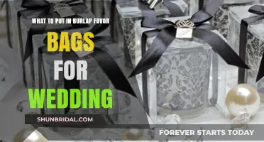 Creative Burlap Favor Bag Ideas for Your Wedding