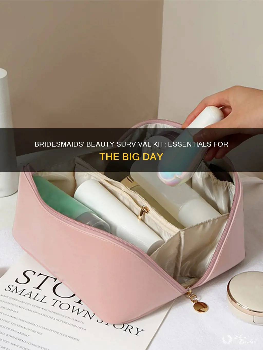 what to put in cosmetic bag for bridesmaids