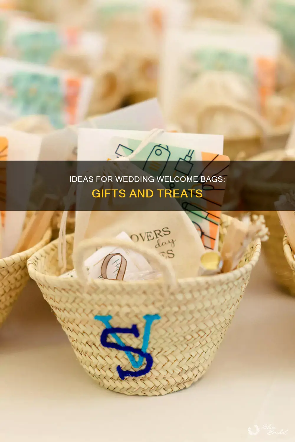 what to put in destination wedding welcome bags