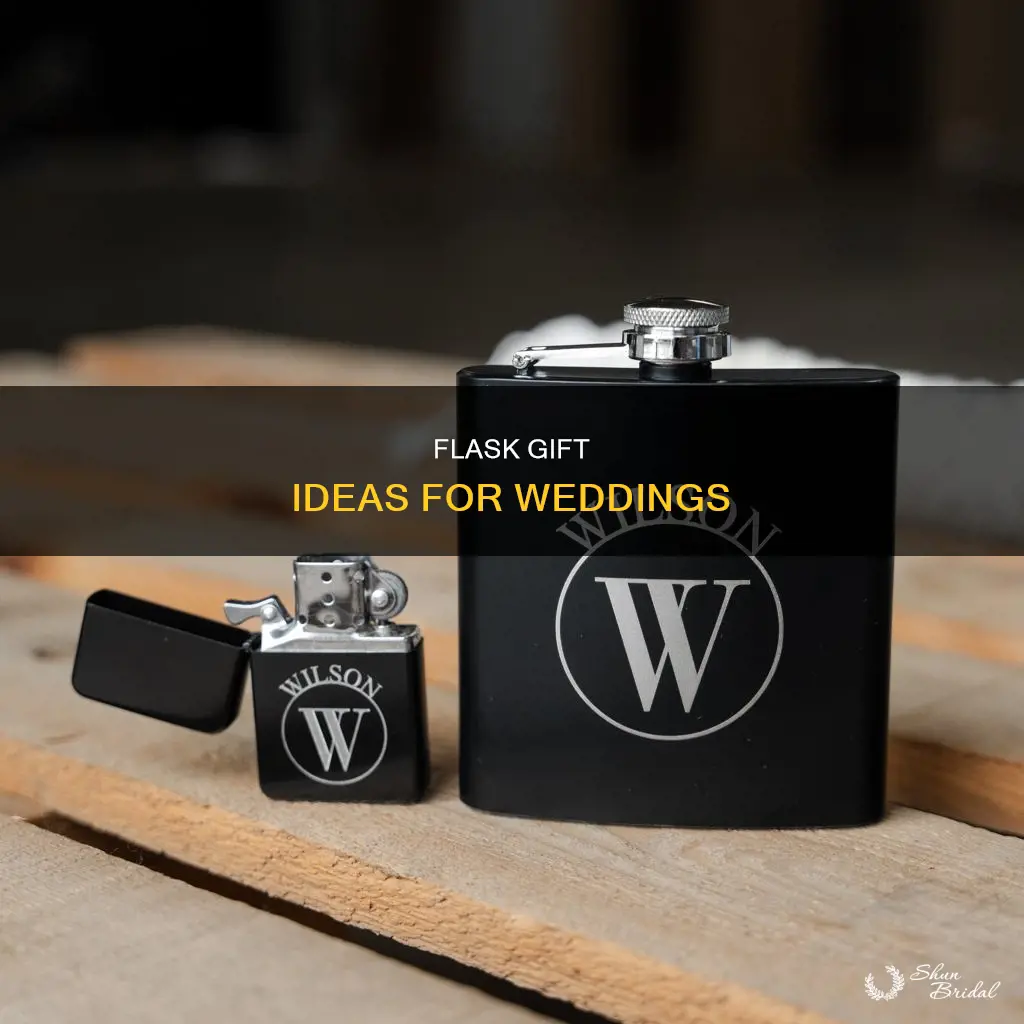 what to put in flask for wedding