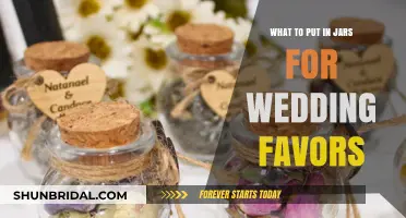 Creative Jar Favors for Your Wedding Day