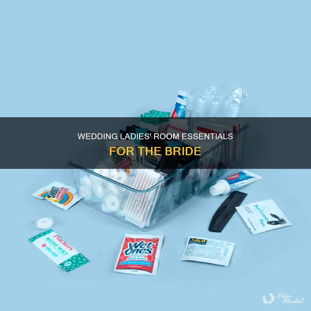what to put in ladies room for wedding