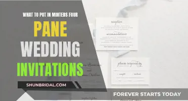 Minted's Four-Pane Wedding Invites: What to Include