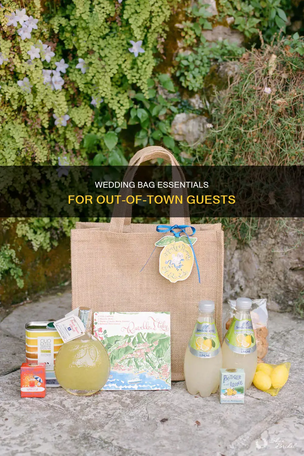 what to put in out of town wedding bags