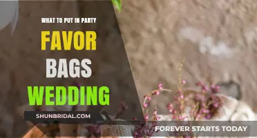 Thoughtful Wedding Party Favor Bag Ideas for Your Special Day