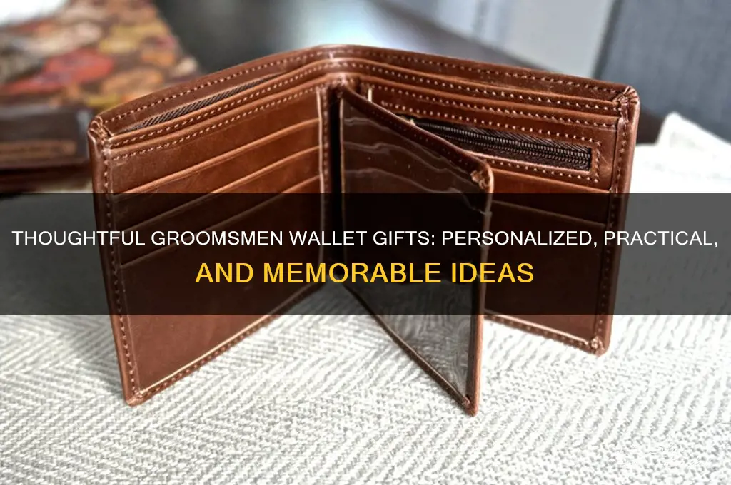 what to put in wallet for groomsmen