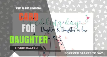 Heartfelt Wedding Card Messages for Your Daughter's Special Day