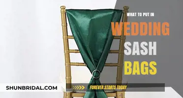 Creative Ideas for Wedding Sash Bags