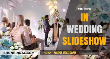 Ideas for a Wedding Slideshow: Capturing Memories Forever