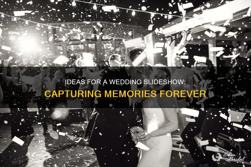 what to put in wedding slideshow