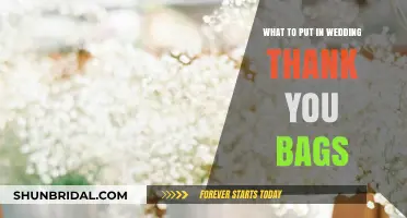 Wedding Thank You Bags: Thoughtful Gifts and Personal Touches