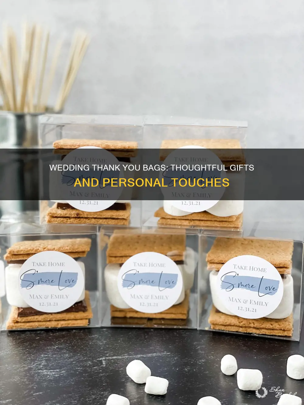 what to put in wedding thank you bags