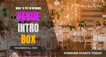 Wedding Venue Intro Box: What to Include