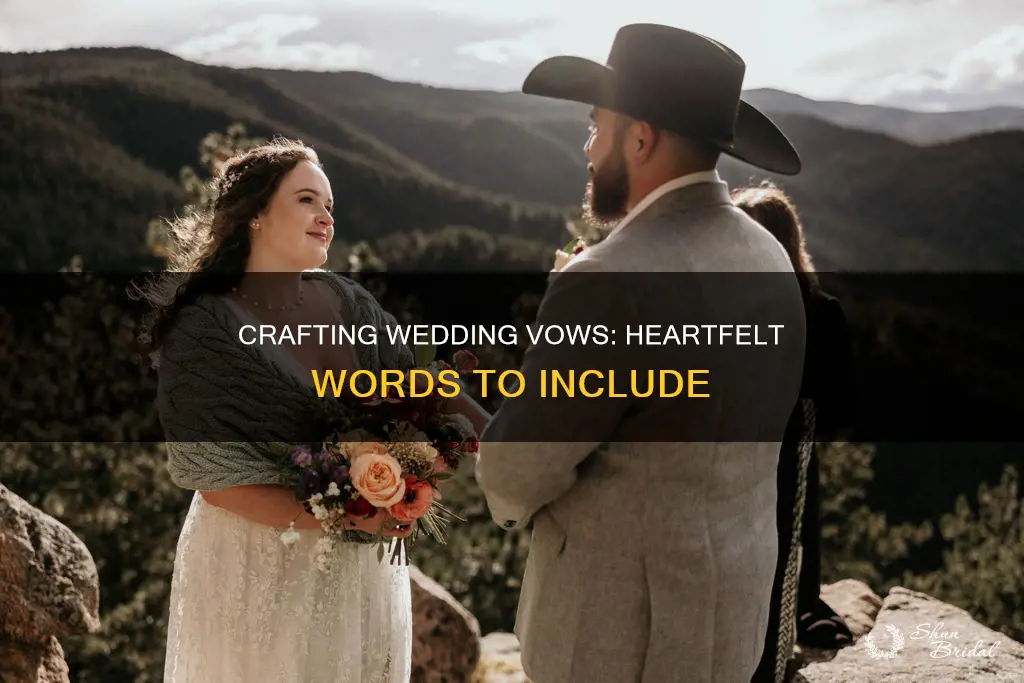 what to put in wedding vows