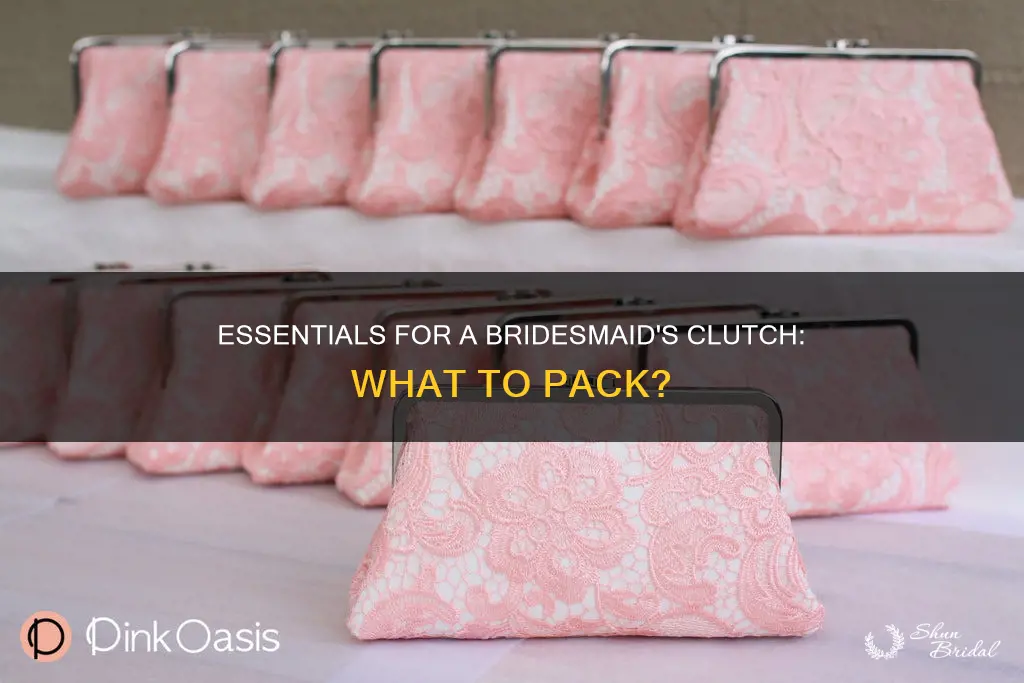 what to put in your bridesmaids clutch