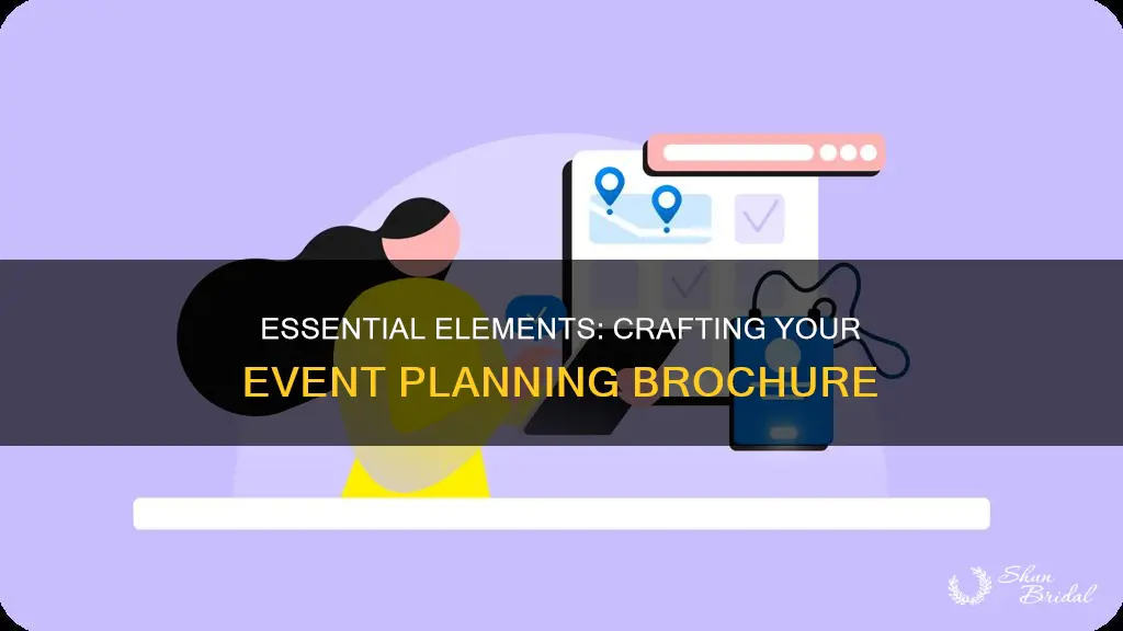 what to put in your event and wedding planning brochure